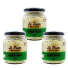 Pasta de truta defumada ervas finas pote 240ml la pasta - kit 3 unidades