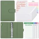 Pasta econômica SKYDUE com 8 envelopes com zíper e 12 folhas de despesas
