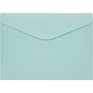 Pasta Envelope A4 Verde Pastel Pacote com 5 Unidades