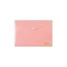 Pasta Envelope A5 Fecho Botão Rosa Keep - EI143