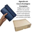 Pasta Executiva Agenda Em Couro Fichário Com Refil Organizer A5 Raffai