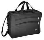 Pasta Executiva LS PA5501 com 2 divisões principais, 2 bolsos frontais, alças tiracolo, alças de mão