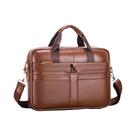 Pasta Executiva Masculina De Couro Grande Capacidade STEEL LION Bolsa De Ombro Para Negócios E
