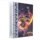 Pasta Fichário Álbum Cristal Cartas Cards Pokémon Giratina com 10 Folhas 9 Bolsos 4 Argolas