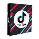 Pasta Fichário Escolar Estampa TikTok Moderno Reforçado Capa Dura 4 Argolas para Folhas A4 Pautada