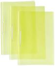 Pasta Grampo Trilho Plastica Oficio Amarela