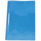 Pasta grampo trilho plastica oficio azul - 10 unidades