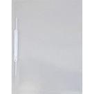 Pasta Grampo Trilho Plastica Oficio Cristal
