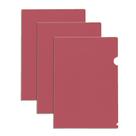 Pasta L Ofício Acp Vermelho 23x33cm 10U Kit 3 Pasta L Ofício Acp Vermelho 23x33cm 10U Kit 3