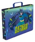 Pasta Maleta Plastica Com Alca Oficio 40mm Espessura Escolar Batman