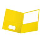 Pasta Oxford Twin-Pocket Texturizado Amarelo 25 Box Pasta Oxford Twin-Pocket Texturizado Amarelo 25 Box