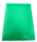 Pasta Plástica Com Aba Elástica 4cm Verde G.kraft