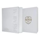 Pasta Premium 1x1 30 Folhas Frente e Verso 60 Cards TCG Jumbo Branca BRA - BC-2033-J