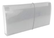 Pasta Sanfonada Cheque B6 31DIV Transparente Plascony