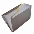 Pasta Sanfonada em PP A4 240x35x330mm com 12 Divisões Fumê - POLIBRAS Pasta Sanfonada em PP A4 240x35x330mm com 12 Divisões Fumê - POLIBRAS