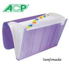 Pasta Sanfonada Plastica A4 12 Divisões Cores A Escolha ACP