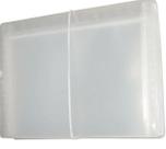 Pasta sanfonada plastica duplicata 12 divisoes cristal unidade 1012cr acp