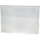 Pasta Sanfonada Plastica Porta Cheque 12 Div. Cristal Polibras