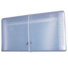 Pasta Sanfonada Plastica Porta Cheque 12 Divisoes AZUL - Acp