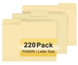 Pasta suspensa PANDRI 220 unidades com aba 1/3, tamanho carta