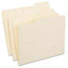 Pastas de arquivo Staples 221689 Carta de 3 guias Manila 250/Box