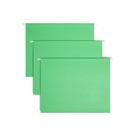 Pastas de arquivo suspensas SMEAD Standard Green 25 Count Letter