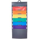 Pastas de arquivos suspensas Amazon Basics 6 Pocket Multicolor