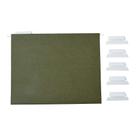 Pastas de arquivos suspensas Staples 5-Tab Letter Standard Green Pastas de arquivos suspensas Staples 5-Tab Letter Standard Green