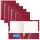 Pastas de papel Better Office Products Burgundy Red x25