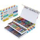 Pastéis a Óleo MEEDEN 144 Cores, Giz Pastel Macio para Mistura