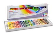 Pastéis a óleo Pentel Arts 25 bastões, cores variadas