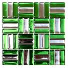 Pastilha Adesiva Baguete Cromada Verde - Kit com 4 Placas Adesivo 3M Pastilha Adesiva Baguete Cromada Verde - Kit com 4 Placas Adesivo 3M