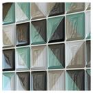 Pastilha Adesiva Mix Mosaico - Kit com 4 Placas Adesivas 3M para Decoração