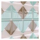Pastilha Adesiva Mosaico Kit 4 Placas Adesivo 3M - 18,5x18,5cm