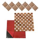 Pastilha Autocolante De Vidro Kit 10 Uni Parede Cozinha Box Banheiro Sala Decorativa Facil Aplicacao Requintado Moderna Pastilha Autocolante De Vidro Kit 10 Uni Parede Cozinha Box Banheiro Sala Decorativa Facil Aplicacao Requintado Moderna