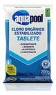 Pastilha Cloro Estabilizado Aqua Pool 200g Tratamento Piscina