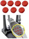 Pastilha de Borracha para Pedal Pearl Red Eliminator e Demon Drive NP-283RV/7 Traction Grip Pastilha de Borracha para Pedal Pearl Red Eliminator e Demon Drive NP-283RV/7 Traction Grip