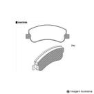 Pastilha de Freio Amarok Highline / Tredline Cd 2.0 16V 10 / Transit Van 3550 2.4 2006 / Bosch