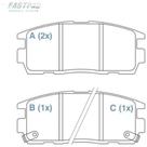 Pastilha de Freio Chevrolet Captiva 2008 a 2017 WILLTEC