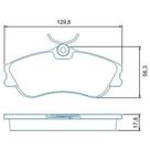 Pastilha de Freio Citroen Xsara Picasso 2001 a 2013 JURID