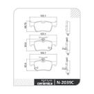 Pastilha De Freio - Civic 2017 A 2021 - N2039C