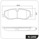 Pastilha de Freio Dian Range Rover Sport I 2005 a 2009