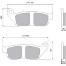Pastilha de Freio Dian / Tras Honda Cb 500X 2013 a 2018 Pastilha de Freio Dian / Tras Honda Cb 500X 2013 a 2018