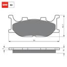 Pastilha de freio diant ya xj6 gf099s3 gold fren