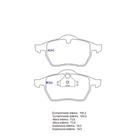 Pastilha de freio dianteira a100/audi a4/audi a4/ passat/golf sistema teves Pastilha de freio dianteira a100/audi a4/audi a4/ passat/golf sistema teves