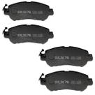 Pastilha De Freio Dianteira Kicks 2016 A 2025 / Versa 2020 A 2025 - SYL9178 Pastilha De Freio Dianteira Kicks 2016 A 2025 / Versa 2020 A 2025 - SYL9178