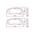 Pastilha de Freio Dianteira Range Rover / Discovery IV 10 / ... sem Alarme com Anti Ruido
