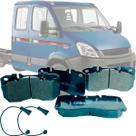 Pastilha de Freio Dianteiro c/ Sensor Daily 3.0 70c16/70c17