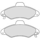 Pastilha de Freio Dianteiro Ford Escort 1996 a 2002 TEC PADS
