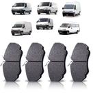 Pastilha de freio diateiro aro 15 com trava fiat ducato citroen jumper peugeot boxer 2003 a 2017